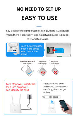 150Mbps Speed 4G LTE Wireless Router with SPI Firewall and Easy Wifi Network Management