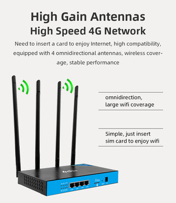 4g Lte Sim 5G Industrial Router Rj45 Pcba Board Mobile Lte Hotspot 300mbps